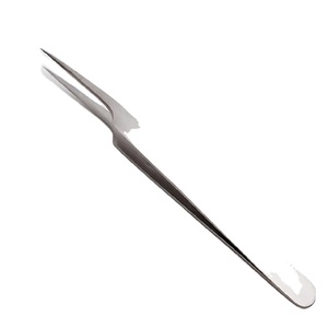 Pinzas de Acero Inoxidable con Punta Recta para Extensión de Pestañas, para Uso Profesional y Personal en Salones de Belleza - Product Image 1