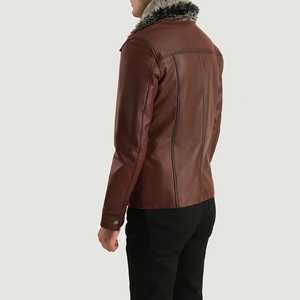 Vente en gros de nouvelles vestes lavées personnalisées Veste en cuir Manteaux pour hommes à la mode pour jeunes 2025 Style américain Automne Hiver pour hommes - Product Image 6