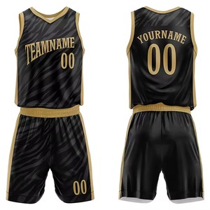 Maillots et uniformes de basket-ball de haute qualité, respirants et de grande taille avec des designs personnalisés - Product Image 3