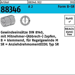 เม็ดมีดเกลียว R 88346 FormB-SR BM 20x20 A2 แพ็ค 10 ชิ้น โดย AMECOIL - Product Image 1