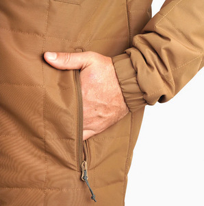 Veste de pluie d'hiver à capuche et fermeture éclair respirante pour la pêche Manteau de pataugeoire pour hommes OEM - Product Image 6