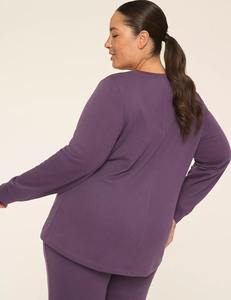 เสื้อสเวตเตอร์ผ้าฝ้าย100% ระบายอากาศสำหรับผู้หญิงขนาดใหญ่พิเศษแบบลำลองเสื้อสวมหัวแขนยาวโลโก้ออกแบบได้ตามต้องการ - Product Image 2