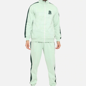 Vente en gros Veste personnalisée Pantalon de survêtement Polyester Coton Survêtement Costume pour homme Pantalon personnalisé pour homme Qualité réfléchissante Vêtements pour homme - Product Image 3