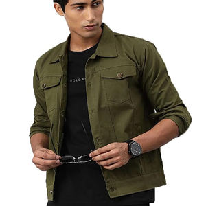 Venta al por mayor nuevas prendas de vestir exteriores de los hombres de alta calidad Caballeros Chaquetas de mezclilla Por Outdoor Casual Chaquetas de mezclilla Ropa de moda para hombres - Product Image 1