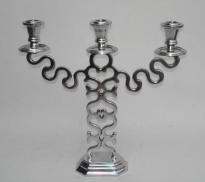 Portavelas Premium, muestra de Metal dorado disponible, decoración decorativa de vacaciones clara, estampado europeo, decoración de boda hecha a mano - Product Image 6