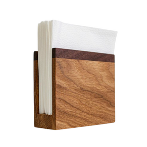 Porte-mouchoirs en bois simple boîte à serviettes de table au design créatif pour café hôtel et restaurant disponible en conception personnalisée - Product Image 3