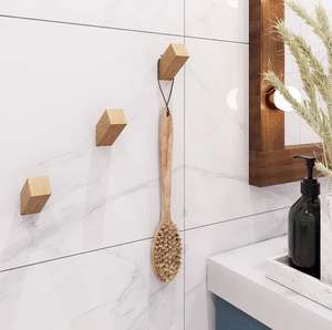 Gancho de madera maciza de nuevo diseño único montado en la pared para cocina, baño, hogar, oficina, decoración de pared, armario, gancho para abrigos hecho en La India 2025 - Product Image 6