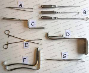 Juego de Instrumentos de Cirugía de Reconstrucción Maxilofacial, Herramientas Quirúrgicas Profesionales de Acero Inoxidable para Procedimientos Orales y Faciales - Product Image 1