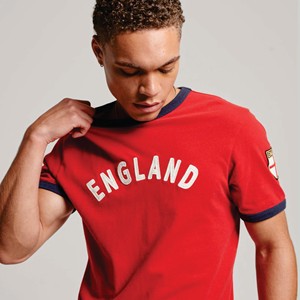 Fabricant OEM personnalisé T-shirt Vintage Fitness Ringer pour homme-Col rond, manches courtes, coton - Product Image 5