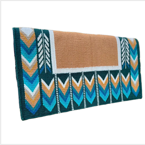 Almohadilla de Protección para Caballos Endurance Western Show Pad, Lana de Nueva Zelanda, Calidad Duradera para Largas Jornadas de Entrenamiento, Equitación Deportiva y Competición - Product Image 1