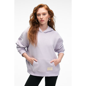 Sweat-shirt à capuche surdimensionné en coton biologique pour femme GRIMELANGE CLARIE avec poche kangourou - Product Image 5