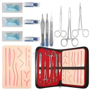 Instrumento quirúrgico para estudiantes, simulación de cuidado humano, almohadilla de sutura de piel/Kit de entrenamiento de sutura, Kit de práctica de sutura de Ortho Genix - Product Image 3