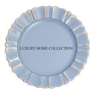 Meilleure vente décoration de table martelée plaque de chargeur de nourriture de mariage meilleure qualité merveilleuse conception assiette de chargeur de nourriture ronde - Product Image 4