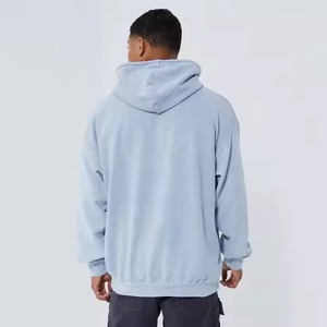 Sweat à capuche oversize délavé style hip-hop avec strass pour l'hiver, streetwear homme personnalisable de haute qualité 2026 - Product Image 2