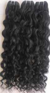 Qualité supérieure du vendeur indien vente en gros de vison cambodgien brut 18 ''extensions de faisceaux de cheveux de donneur unique de trame bouclée naturelle - Product Image 2