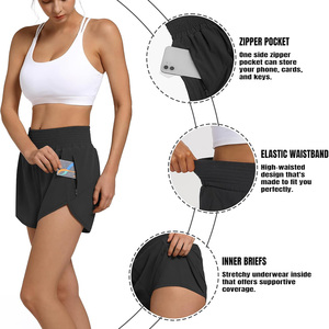 Short de course pour femme avec logo personnalisé, léger, respirant, parfait pour l'entraînement, la gym et l'utilisation quotidienne - Product Image 5
