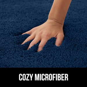 Nouvel arrivage de tapis de bain en microfibre à poils longs touffetés tapis de salle de bain épais en peluche antidérapant doux salon lavable maison sol rectangle - Product Image 3