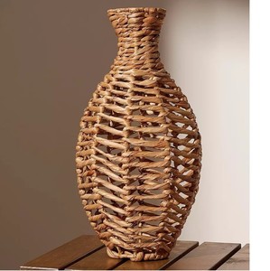 ทางเลือกที่ดีที่สุดผลิตภัณฑ์ยอดนิยมร่วมสมัยทำด้วยมือฟางทรงกลมสีน้ำตาลชนบทธรรมชาติตกแต่งแจกันขนาดใหญ่สำหรับกลับไปโรงเรียน - Product Image 6