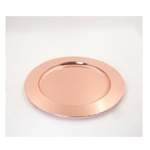 Assiettes de chargeur avec très thème Top Rating Metal Made Dernières assiettes de couverts pour les plats de table à manger Plats - Product Image 2