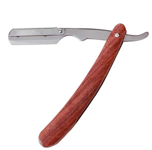 Men's Manual <b>Shaver</b> Safety Carbon Steel Cut Throat Single Blade Razors Wooden Handle Straight Edge Razors Close Shaving - Product Image 6
