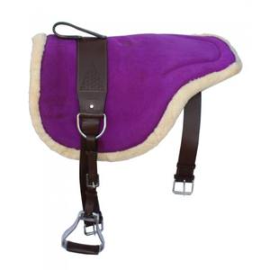 Western Style Treeless <b>Bareback</b> Horse Saddle <b>PAD</b> with Cinch Girth Blanket Stirrups Fleece Lining Included TACK - Product Image 1