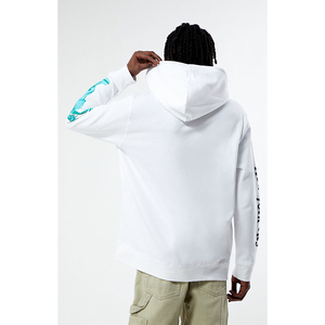 Sweat à capuche avec impression en relief, usine OEM, haute qualité, impression 3D en relief, tissu épais, streetwear, adapté à la personnalisation de la marque - Product Image 4