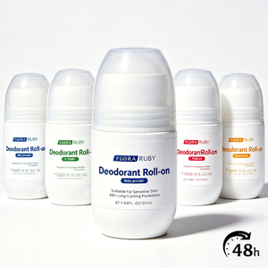 Herbal Antiperspirant Deodorant Roll On Alcohol Free Sensitive Skin Natural Fragrance 48H Lasting Against Odor - Product Image 1