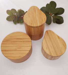 กล่องใส่เครื่องปรุงไม้ทรงสี่เหลี่ยม ทนทาน พร้อมช้อนไม้ไผ่ใช้งานสะดวก และช่องเก็บเครื่องเทศ ล้างในเครื่องล้างจานได้ - Product Image 2