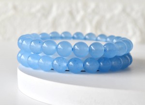Natural Healing Chalcedony Dyed 8mm Crystal Bead <b>Bracelet</b> Wholesale <b>Gemstone</b> Stretch <b>Bracelets</b> for Meditation Jewelry - Product Image 5