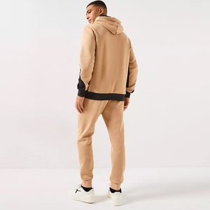Trajes Deportivos de Buena Calidad para Hombre, Color Sólido, Felpa de Algodón, Tallas Grandes, Ropa de Entrenamiento, Trajes Deportivos para Correr con Bolsillo - Product Image 2