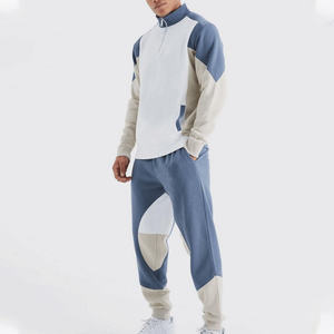 Nuevo estilo Ropa de diseño personalizado Contraste de color Cómodo Ropa deportiva de alta calidad Chándal en color sólido Hecho en Pakistán - Product Image 1