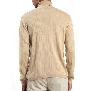 Jersey de manga larga con cuello alto personalizado, suéter de punto de algodón de talla grande a la moda para hombre, sudaderas con capucha y sudaderas de invierno - Product Image 4