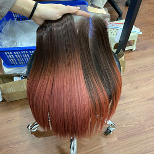 Extensions de cheveux humains vietnamiens lisses et raides, qualité supérieure, super soyeuses et lisses, 100% cheveux naturels - Product Image 1