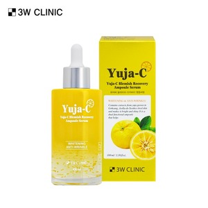 Suero Ampolla Reparador de Manchas con Semillas de Yuja 3W Clinic 100ml, Suero Facial Blanqueador y Antiarrugas con Baba de Caracol, Suministro OBM - Product Image 1