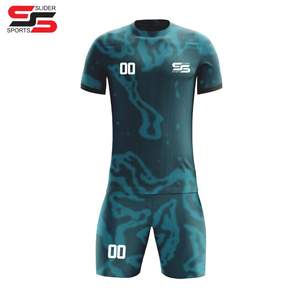 Camiseta de Fútbol de Manga Corta con Estampado Digital de Alta Calidad, Uniforme Deportivo Personalizado, 100% Poliéster, Productos en Oferta - Product Image 1