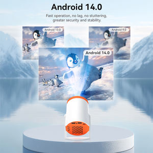 Proyector portátil Android 4K con duplicación de pantalla inalámbrica y HDMI para cine en casa y uso en viajes - Product Image 5