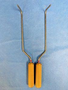 CE gran oferta Agris Dingman Breast Transaxillary Disector izquierda y derecha curvada 36cm instrumentos de cirugía plástica Sambrialmed - Product Image 2
