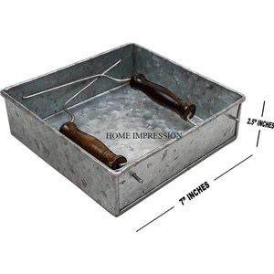 Porte-mouchoirs de décoration de table de luxe avec support de papier de soie de comptoir de cuisine fait à la main de qualité supérieure en inde - Product Image 3