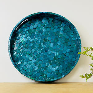 Decoración de regalo para el hogar, bandejas de nácar, bandeja de exhibición de fregona hecha a mano de Vietnam, precio directo del proveedor - Product Image 3