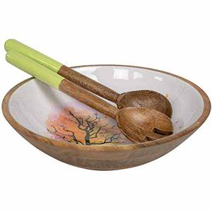 Bol à fruits en bois, bol à soupe design attrayant, utilisation en restauration hôtelière, bol en bois multifonctionnel, accessoires - Product Image 2