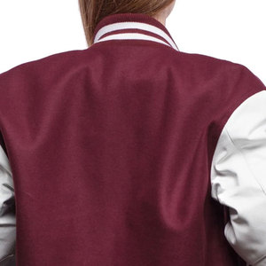 Chaqueta Satinada de Manga Larga Estilo Letterman para Mujer, Nueva, de Alta Calidad, Directo de Fábrica, con Logotipo Personalizado - Product Image 5