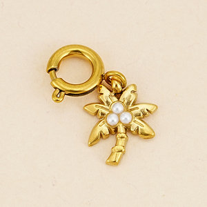 Pendentif Étoile Vintage en Acier Inoxydable Plaqué Or 18K, Breloques Religieuses DIY, Clip pour Aliments et Sports, Idéal pour Collier, Bracelet ou Cadeau de Fête - Product Image 4
