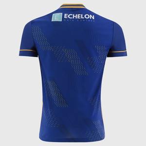 GAA High Performance 100% Polyester Soccer Jersey Solid Design Short Sleeve Players' Set Front OEM Service Disponible - Product Image 2