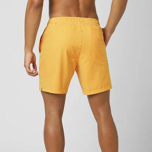 กางเกงขาสั้นผ้าแคนวาสของผู้ชายเอวกลางผ้าสแปนเด็กซ์กันยับเป็นมิตรกับสิ่งแวดล้อมท่องชายหาดดูคลาสสิก - Product Image 6