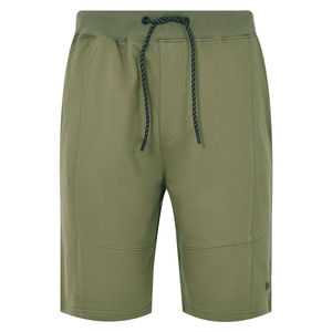 กางเกงขาสั้นสไตล์สตรีทสำหรับผู้ชาย ผ้าเนื้อเรียบ พร้อมโลโก้สั่งทำ โพลีเอสเตอร์/คอตตอน กันน้ำ/กันลม/ระบายอากาศ เอวยางยืด - Product Image 1