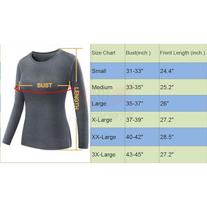 Camisetas de compresión de manga larga para mujer personalizadas-Paquete de 3 camisetas para correr atléticas para yoga Fabricante Exportador Proveedores para correr yoga - Product Image 6