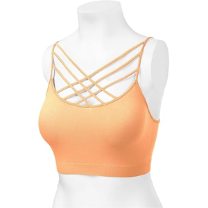 Nuevo 2025 Sujetador deportivo sin espalda en U profundo con cuello colgante para mujer - Product Image 4