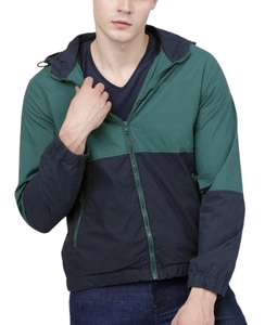 Chaqueta Cortavientos Personalizada para Hombre, Estilo Retro, Cortavientos, Ligera, con Cierre de Cremallera, Logotipo Bordado, Informal - Product Image 1