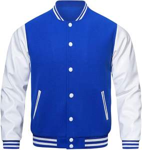 Veste universitaire de baseball brodée de haute qualité imprimée et personnalisée pour hommes, support en toile, matériel pakistanais, vente en gros de Letterman pour l'hiver - Product Image 4