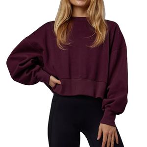Sweat-shirt à capuche pour femme, coupe ample, manches longues, intérieur en polaire doux pour la chaleur et le confort, style pull, coupe décontractée - Product Image 1
